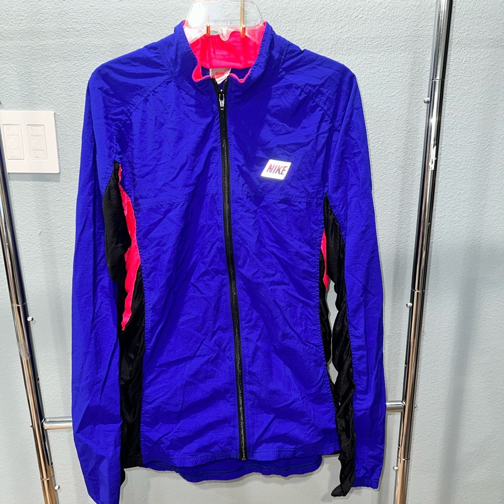 nike‎ track suit jacket wms XL colorblock windbreaker early 90’s RARE USA made